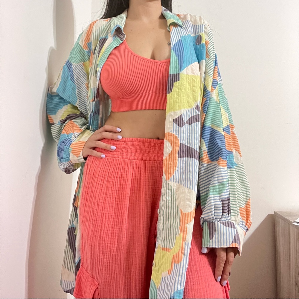 Anthropologie The Daria Buttondown Tunic M